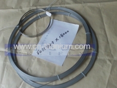 Nickel Titanium memory alloy strip/foil size:0.75*4.5*18000mm used for medical equipment ends withsuspension loop