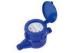 Horizontal Plastic Plastic Water Meters / Rotary Water Meter For Resident