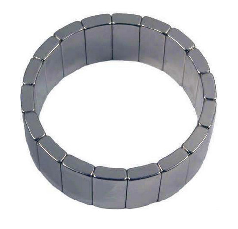 Custom made arc segment magnet