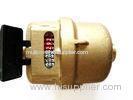 High Stability Residential Brass Small Water Flow Meter with Transmission Sensors