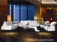 Europen Popular Design Luxurious Style Genuine Leather Sofa For Lounge