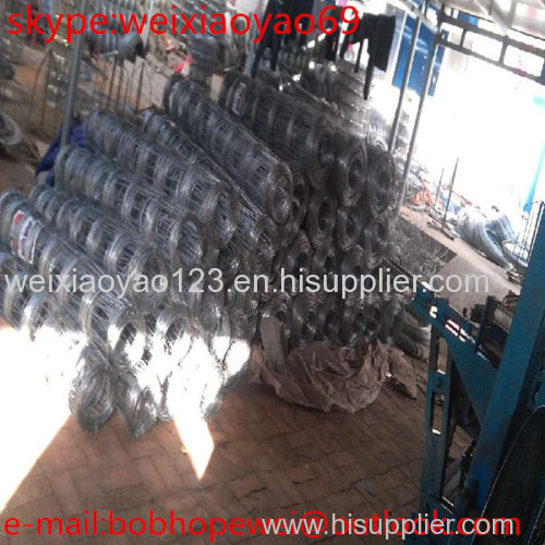 galvanized hinge joint fix knot farm field cattle wire fencing roll horse mesh for grassland