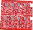 Red Double Sided Board Manufacturing SMT Circuit Gold Finger White Silk Screen