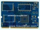 Blue Multilayer PCB Online Buried Vias Print Circuit Boards TS16949