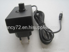 Adjustable Power Supply 12V 1A Power Adapter With Eu plugs 5.5*2.1mm