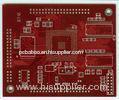 Rapid Red Multilayer PCB ENIG Arlon Printed Circuit Design With 3 Mil Min Line Space