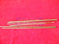 ASTM 2063 nickel and titanium material nitinol tube/pipe OD0.5mm thk: 1.0mm lenght: 1000mm