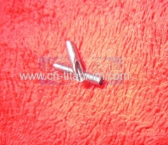ASTM 2063 nickel and titanium material nitinol tube/pipe OD0.5mm thk: 1.0mm lenght: 1000mm
