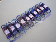 Two-ways nitinol shape memory alloy spring Niti SMA Springs compress spring Colorful for eletrical contactor