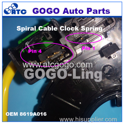 High Quality Spiral Cable Clock Spring For Lancer Outlander L200 OEM MR583930 8619-A016 8619A016