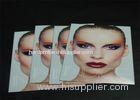 Glossy Paper Cosmetic Brochure Printing Service , Hardcover Photo Book Printing