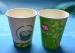 Custom Printed Fast Food / Cold Drink Disposable Paper Cups With 6 Color Flexo Printing