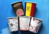 Single Wall 7oz / 8oz Paper Takeaway Coffee Cup With Water Ink Flexo Printing