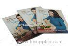 Customized Perfect Binding Cookbook Printing Gloss / Matte Lamination