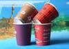 Eco - Friendly Disposable Ice Cream Bowls Sing Wall Paper Cup With PLA Lined