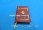 Gloss Lamination Leather Bound Book Printing A4 B5 saddle stitch binding