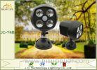 High Brightness Unique Small 8 Watt Solar Motion Detector Lights 300LM