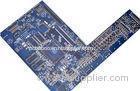 BGA Multilayer PCB Fabrication CNC Print Circuit Board Blue Ink Halogen Free Material