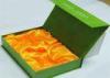 Promotional Handmade Printed Gift Boxes Green Color , retail packaging boxes