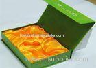 Promotional Handmade Printed Gift Boxes Green Color , retail packaging boxes