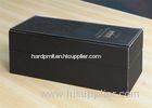 Black Color MDF Wood Packaging Jewelry Boxes for retail , wooden storage boxes