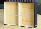 Luxury Mini Packaging Foldable Wood Jewelry Boxes For Gift With gloss lamination