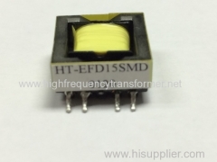 EFD15 horizontal high frequency transformer design