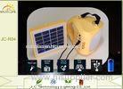 Indoor Multi - Function Radio / Charging Solar LED Flashlight with 190 Wide Angle