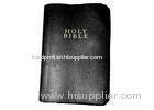 Black Custom Bible Saddle Stitch Printing Service For Church Planting