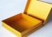 Yellow Antique Lamination Printed Gift Boxes With lids For Clothes