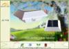 Indoor Motion Activated 150LM Solar Landscape Lighting With 3.7V 750mah Battery