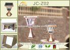 Outdoor Vintage Decorative Gate 3W LED Solar Pillar Lights With Die Casting Aluminum