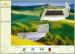 Wall Mounted 3.7v 12000mah Lithium Battery LED Solar Pillar Lights 80LM - 100LM