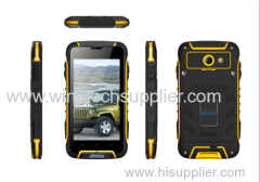 Front 2MP/back 8MP 3G WCDMA UMTS OEM factory w-f6 waterproof ip67 phone smart phone
