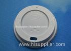 Recycled PE Coated Single Wall PS Sipper Paper Cup Cover With Custom Logos