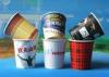 Single Wall Cold Drink 8.25oz / 9oz Paper Coffee Cups With Flexo Printing
