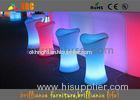 Polyethylene LED Bar Chair funky Bar Stools With Wireless Remote Control