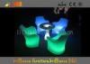 16 Colors Changeable LED Lighting Furniture, Led Bar Chair And Tables