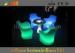 16 Colors Changeable LED Lighting Furniture, Led Bar Chair And Tables