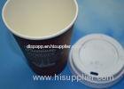 International Disposable Recyclable 16oz / 20oz Paper Cup Lids Plastic
