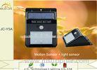 Wall Mounted IP65 120LM 1W 6 LED Solar Powered Outdoor Lights With Motion Detector