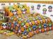 Comfortable Cotton Fabric Kids Bed Sets Panda Cartoon For Kids
