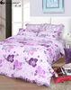Twill Cotton Floral Bedding Sets Reactive Printed Workmanship Customized