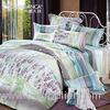 Reactive Dyeing Bedroom Printed Bedding Sets Lavender Twill Cotton Soft