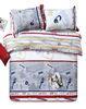 Modern Concept Twill Cotton Bed Set Reactive Printing With Duvet Cover