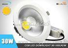 COB Recessed LED Downlights , 30W 8 Inch LED Downlight For Ceiling