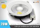 High Lumen Exterior 6" Small Recessed LED Downlights 20W For Commercial