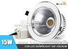 Anti - Glare Adjustbale 15W Ceiling Light Original COB led downlight high CRI&gt;90
