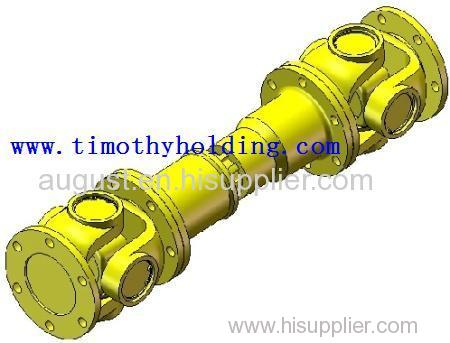 Universal spindle cardan shaft