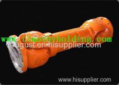 Universal coupling cardan shaft